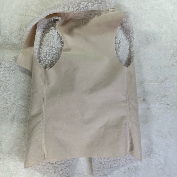 Madden girl Womens Vest faux fur lined faux leather shell lapel collar - Picture 4 of 5